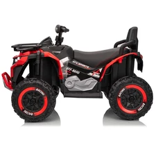 Детский квадроцикл M 6272 EBLR-3 (24V) с пультом управления, мягкое сиденье, красный фото 92