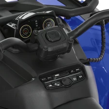 Детский квадроцикл M 6272 EBLR-4 (24V) с пультом управления, мягкое сиденье, синий фото 18