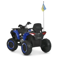 Детский квадроцикл M 6272 EBLR-4 (24V) с пультом управления, мягкое сиденье, синий фото 22