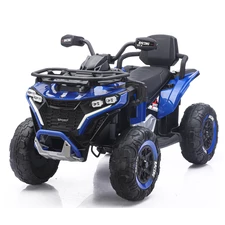 Детский квадроцикл M 6272 EBLR-4 (24V) с пультом управления, мягкое сиденье, синий фото 63
