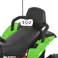 Детский квадроцикл M 6272 EBLR-5 (24V) с пультом управления, мягкое сиденье, зеленый фото 28