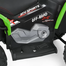 Детский квадроцикл M 6272 EBLR-5 (24V) с пультом управления, мягкое сиденье, зеленый фото 20