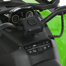 Детский квадроцикл M 6272 EBLR-5 (24V) с пультом управления, мягкое сиденье, зеленый фото 32