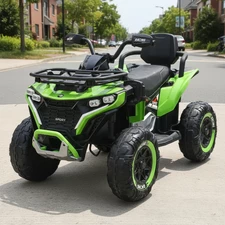 Детский квадроцикл M 6272 EBLR-5 (24V) с пультом управления, мягкое сиденье, зеленый купить