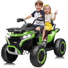 Детский квадроцикл M 6272 EBLR-5 (24V) с пультом управления, мягкое сиденье, зеленый фото 71