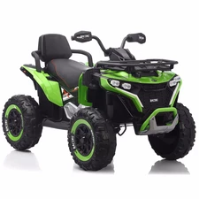 Детский квадроцикл M 6272 EBLR-5 (24V) с пультом управления, мягкое сиденье, зеленый фото 86