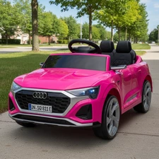 Детский электромобиль M 5899 EBLRS-8 розовый, Audi SQ8, автопокраска