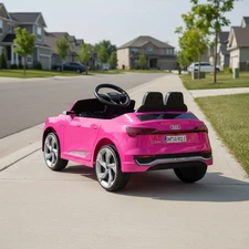 Детский электромобиль M 5899 EBLRS-8 розовый, Audi SQ8, автопокраска фото 14