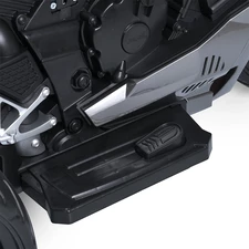 Детский мотоцикл M 5823 EL-11 Yamaha серый, 2 мотора, кожаное сиденье фото 86