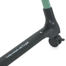 Стульчик для кормления El Camino Crystal ME 1037 Nude Green зеленый нюд, матрасик, колесики фото 86