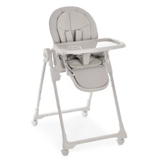 Стульчик для кормления El Camino Crystal ME 1037 Nude Taupe бежевый нюд, матрасик, колесики