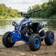 Подростковый квадроцикл HB-EATV 1200Q-4ST синий, мотор 1200W