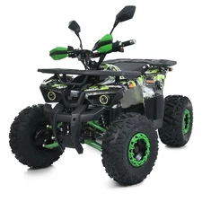 Подростковый квадроцикл HB-EATV 1450H-2-5 (MP3) черно-зеленый, мотор 1450W