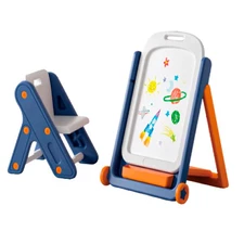 Детский мольберт QC-BB03 со стульчиком, магнитная доска