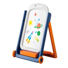 Детский мольберт QC-BB03 со стульчиком, магнитная доска фото 14