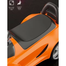 Детская каталка - толокар M 6299-6 желтая, музыка, свет фото 37