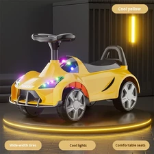 Детская каталка - толокар M 6299-8 розовая, музыка, свет фото 14