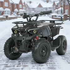 Детский квадроцикл Prof1 HB-ATV 800AS-2 черный, надувные колеса купить