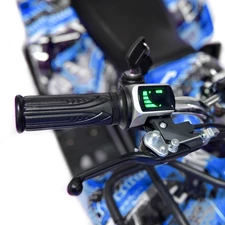 Детский квадроцикл Prof1 HB-ATV 800AS-2 черный, надувные колеса фото 92