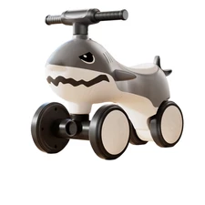 Детский беговел - толокар Tilly BB-0017 Grey серый, музыка, свет фото 37