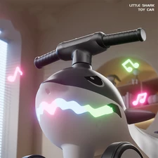 Детский беговел - толокар Tilly BB-0017 Grey серый, музыка, свет фото 41