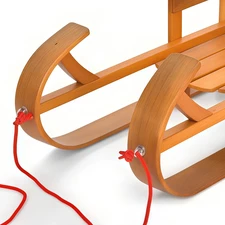Деревянные санки JSXQ-23 со спинкой купить