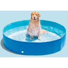 Бассейн для собак Intex 48400 складной, 152 х 30 см. фото 37
