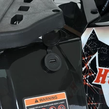 Подростковый квадроцикл HB-EATV 1450H-2 (MP3) V2 черный, мотор 1450W фото 16