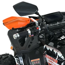 Подростковый квадроцикл HB-EATV 1450H-2 (MP3) V2 черный, мотор 1450W фото 86