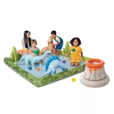 Надувной игровой центр Intex 56132, 202 х 201 х 36 см., Парк юрского периода фото 37