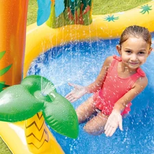 Надувной игровой центр Intex 57444 с горкой, 249 х 191 х 109 см., Динозавры фото 54