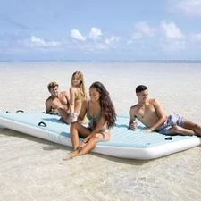 Надувной матрас Intex 56289 плот, 305 х 183 х 18 см. фото 14