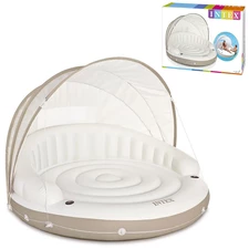 Надувной матрас Intex 58292 плот, 199 х 150 х 190 см., с навесом фото 41