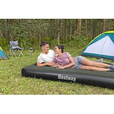 Надувная велюр кровать Bestway 6716S, 203 х 152 х 25 см., с электронасосом фото 86