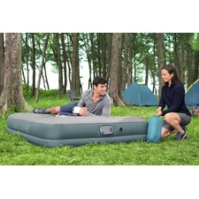 Надувная велюр кровать Bestway 69078, 203 х 152 х 33 см., с электронасосом фото 11