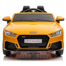 Детский электромобиль M 5012 EBLR-6 Audi, мягкое сиденье, желтый фото 41