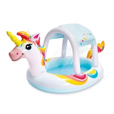 Детский надувной бассейн Intex 58435, 254 х 132 х 109 см., Единорог, с распылителем фото 41