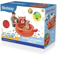 Детский надувной бассейн Bestway 52702, 107 х 94 х 58 см., Красная панда фото 37