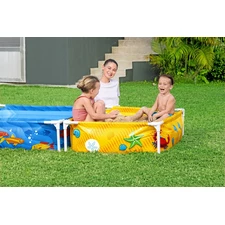 Детский каркасный бассейн с песочницей Bestway 561CF, 213 х 122 х 30,5 см. купить