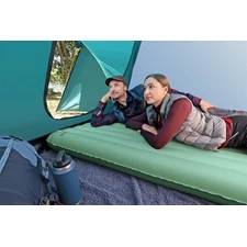 Надувной велюр матрас Bestway 69619, 203 х 142 х 15 см, с насосом купить