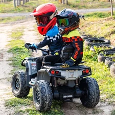 Детский квадроцикл M 6080 EBLR-3 красный, с пультом управления фото 37