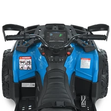Детский квадроцикл M 6080 EBLR-4 синий, с пультом управления фото 11