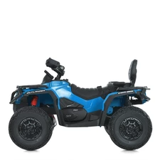 Детский квадроцикл M 6080 EBLR-4 синий, с пультом управления фото 63