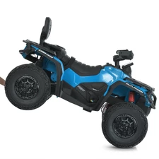 Детский квадроцикл M 6080 EBLR-4 синий, с пультом управления фото 71