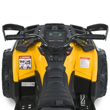 Детский квадроцикл M 6080 EBLR-6 желтый, с пультом управления фото 11