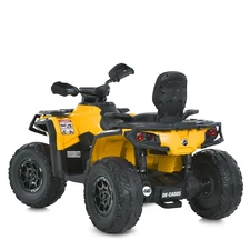 Детский квадроцикл M 6080 EBLR-6 желтый, с пультом управления фото 54