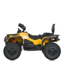 Детский квадроцикл M 6080 EBLR-6 желтый, с пультом управления фото 63