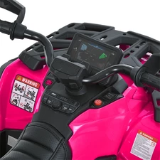 Квадроцикл для детей M 6080 EBLR-8-2 розовый, с пультом управления фото 31