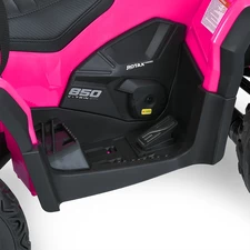 Квадроцикл для детей M 6080 EBLR-8-2 розовый, с пультом управления фото 15