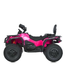 Квадроцикл для детей M 6080 EBLR-8-2 розовый, с пультом управления фото 71